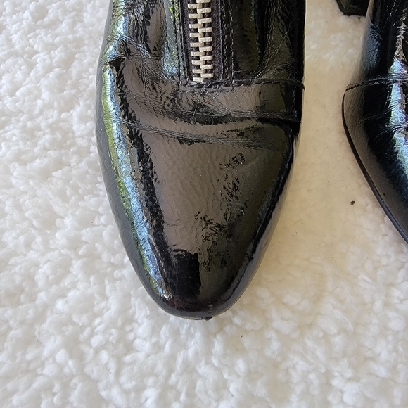 Dolce Vita Black Leather Heeled Boot - Picture 8 of 13